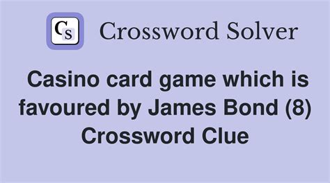 casino card holder crossword clue